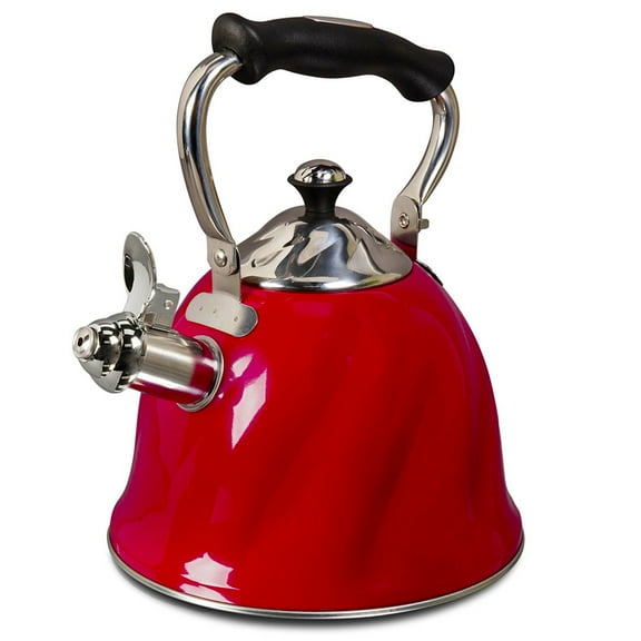 Mr. Coffee Alderton 2.3 Quart Tea Kettle in Red