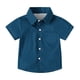 thumbnail image 2 of Odeerbi Camisa de Vestido de Niños y Niñas Color Sólido Camisas de Uniforme Escolar de Manga Corta Con Bolsillo, 2 of 8
