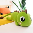 thumbnail image 3 of Dinosaurie Viktad Plyschleksak Mjuk Plysch Dinosaurie Plysch Kawaii Kudde Present, Grön, 3 of 5