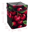 thumbnail image 5 of Cherry Foldable Car Trash Can with Lid - Leak-proof Hanging Storage Bag for Car Trash Bin, Car Garbage Can, 5 of 6
