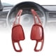 thumbnail image 4 of 2x Extensión de palanca de cambios DYNWAVEMX para volante de coche Patrón de carbono rojo, 4 of 8