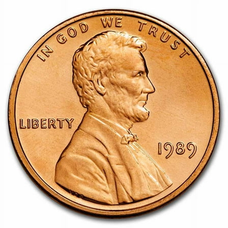 1989 Lincoln Cent BU (Red)