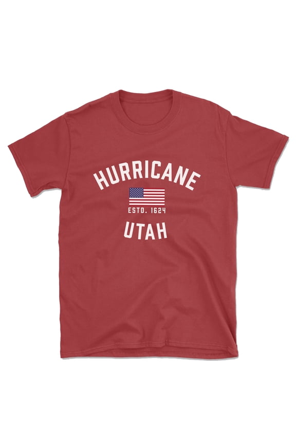 Hurricane Utah Patriot Men's Cotton T-Shirt
