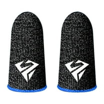 Finger Sleeve, Furenl Game Finger Sleeves Are Breathable and Sweat-Proof for Touch Screen Mobile Phone Games to Improve The Accuracy of Fingers, 1 Pair of Finger Cots