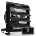 thumbnail image 1 of VEVOR 16 inch Shutter Exhaust Fan, Wall Mounted Attic Vent Fan with Smart Programming Variable Speed Temperature Control, 2900 CFM,EC Motor,Timer, 1 of 9
