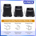 thumbnail image 3 of BTSD-home Adjustable Furniture Risers, 4-Pack, 3-Inch or 2-Inch, 3 of 7
