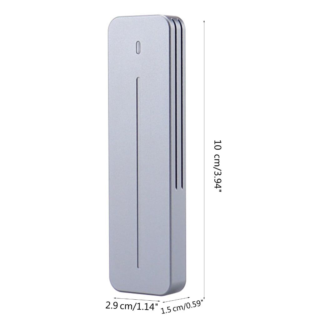Tizuqe M.2 SSD Case NVMe/SATA 10Gbps M.2 Enclosure Dual-protocol M.2 SSD Adapter Tool