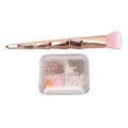 thumbnail image 3 of Paleta De Sombras De Ojos, Paleta De Rubor Resaltador, Regalo De Cumpleaños Pigmentado Para Mujeres Y Niñas Para Fiestas De Citas Cergrey 02, 3 of 8