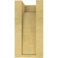 thumbnail image 4 of 4"W x 4"D x 8"H Wide Huntington Rough Cedar Woodgrain TimberThane Corbel, Primed Tan, 4 of 6