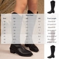 thumbnail image 4 of Taqqpue Women's Mid-Calf Boots Plus Size Back Zip Slip On Mid Heel Comfortable Casual Boots for Women Size 5.5-11 Fashion Casual Shoes Fall Winter Footwear Comfortable Walking Daily, 4 of 10