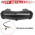 thumbnail image 4 of A & UTV PRO LED Hood Scoop Light for Yamaha Wolverine RMAX 1000 RMAX2/ RMAX4 2021 2022 2023 2024, Front Auxiliary Light Bar Daytime Running Light Accessories, Plug-n-Play, 1PC, 4 of 7