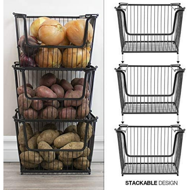 Sorbus Storage Baskets for Organizing (Set of 7), Mesh Hand-Woven Design,  Linen Closet Organizers and Storage, Organizer Storage Baskets for Shelves