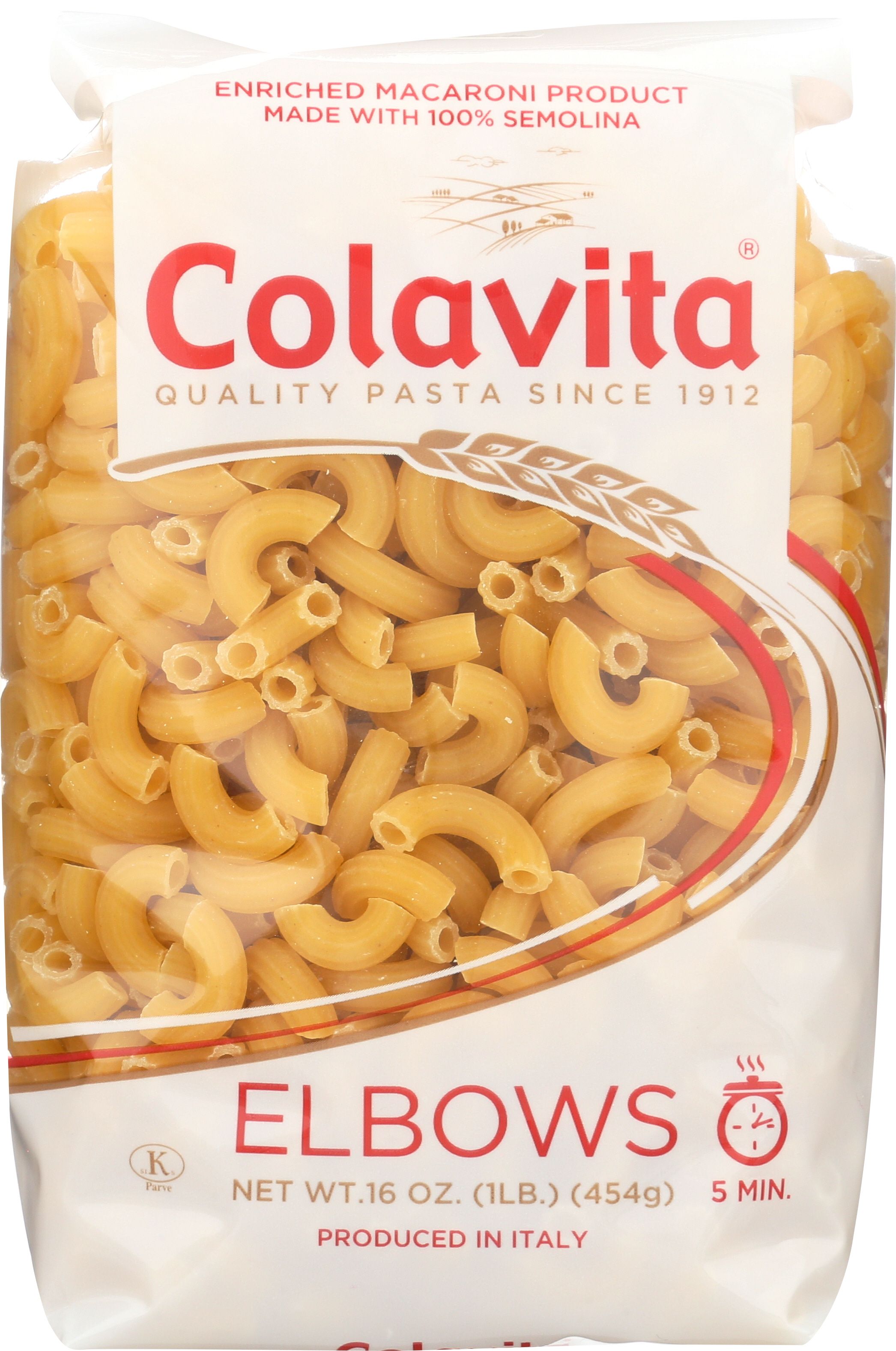 Colavita Elbows Pasta, 16 Ounce