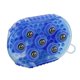 thumbnail image 2 of Guante de masaje en forma de palma, cepillo de baño con 7 bolas de rodillo de metal, masajeador corporal de mano para aliviar el dolor muscular, celulitis, 2 of 5