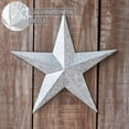 thumbnail image 6 of VHC Brands Patriotic Faceted Metal Star Galvanized Wall Hanging 12x12, Independence Day Decor, American Star Design, Distressed Appearance Metal Wall Hanging, Star Shape, Country, Metal Grey, 6 of 6
