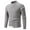 Gray2, variant on ameIAEA Mens Long Sleeve Mock Neck Sweater Lightweight Color Block Knitted Pullover Sweater