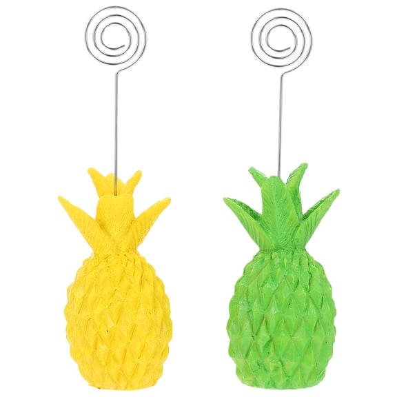 2 Pcs Table Number Holders Figurine Display Shelf Table Sign Holders Business Card Holder Table Photo Holder 4x4x15cm