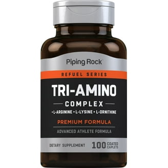 l carnitine l arginine and lysine Tri-Amino L-Arginine, L-Ornithine, L-Lysine Supplement | 90 Caplets | by  Carlyle