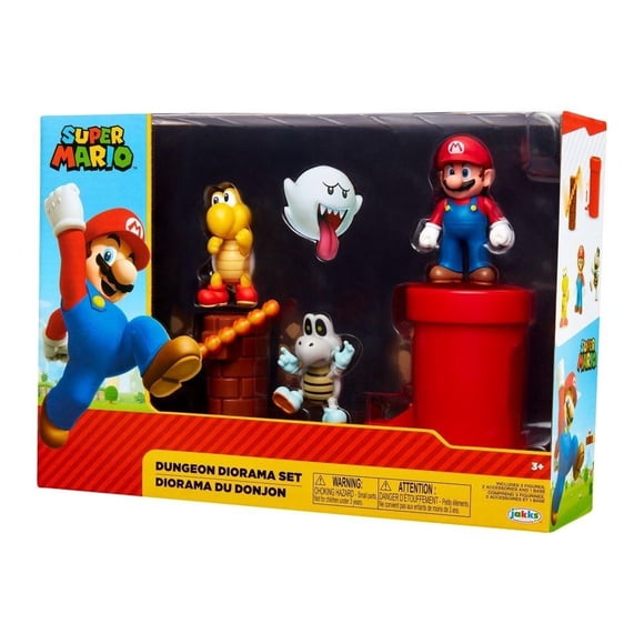 Set de Juego Mario Bros Figuras de 2.5 Pulgadas y Accesorios