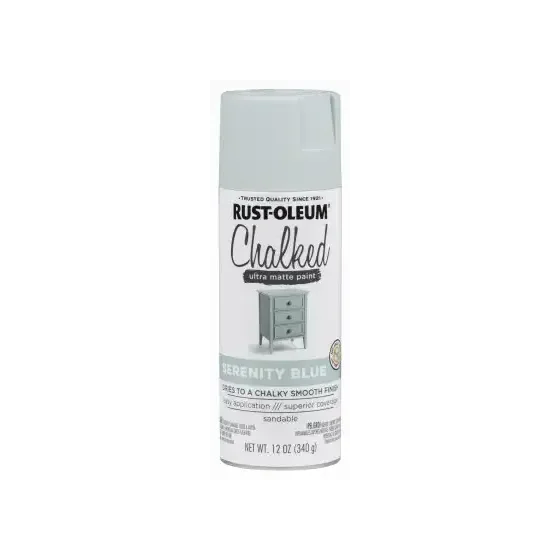 Rust-Oleum 302595 Chalked Serenity Blue Chalked Finish 12 Ounce, Each