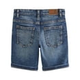 thumbnail image 3 of LIIPEE Girls Boys Ripped Jeans Shorts Summer Comfort High Waist Streetwear Denim Shorts With Pockets Child Trendy Party Shorts,Blue,9-12 Months, 3 of 8