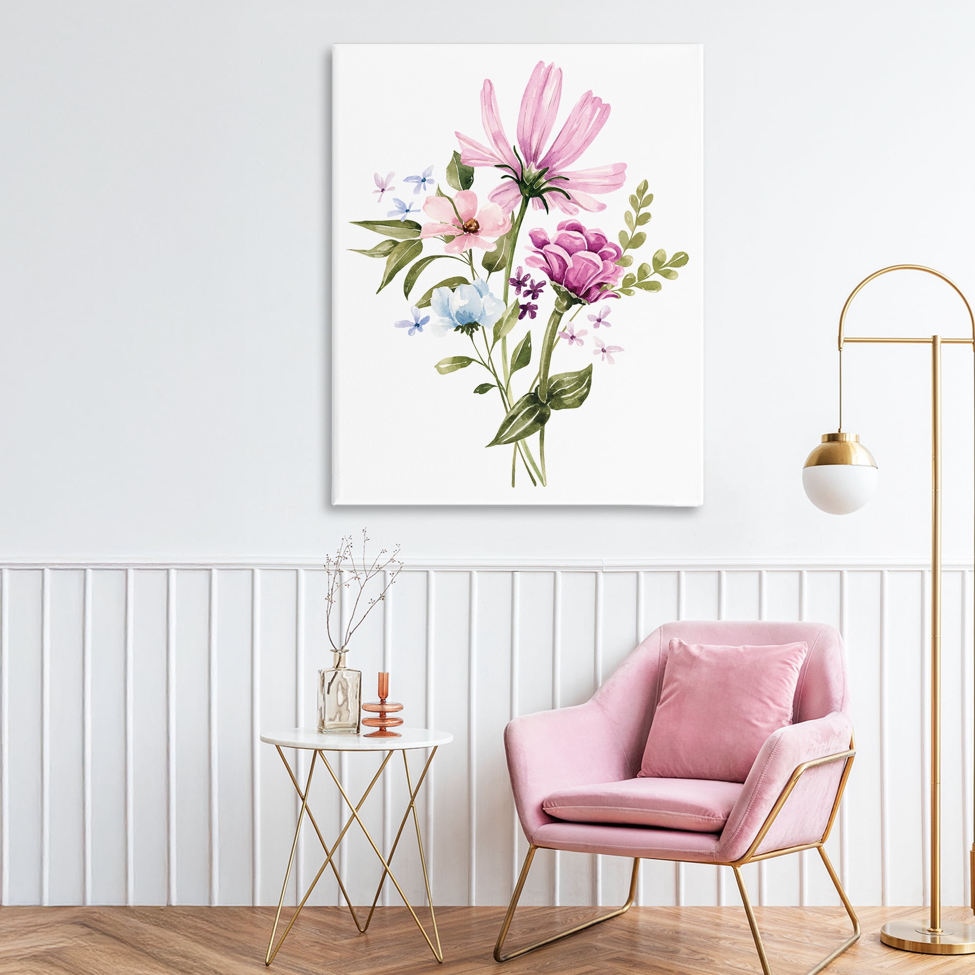 Stupell Industries Wildflower Fields Floral Bundle Canvas Wall Art, design by Bethany Sandoval