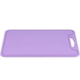 thumbnail image 2 of Cutting Board-Food Grade Silicone Flexible Cutting Board Chopping Board for Home Kitchen Use Purple, 2 of 7