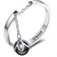 thumbnail image 1 of Black Freshwater Cultured Pearl Sterling Silver 925 Statement Open Rings for Women Girls Adjustable, 1 of 4