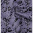 thumbnail image 1 of Soimoi Georgette Viscose Fabric Mix Fruits Print Sewing Fabric Yard 42 Inch Wide, 1 of 6