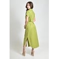 thumbnail image 3 of Vestido camisero de lino Roman Fashion /Juvenil, 2107 (Pistache) verde claro M, 3 of 5