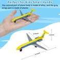 thumbnail image 4 of Toy Airplane Tcvents Diecast, paquete de 6 unidades para niños de 3 a 12 años, 4 of 6