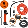thumbnail image 2 of MeasuPro Siphon Hand Pump For Water - 15" Manual Water Pump, Gas Siphon Kit, Hand Bilge Pump With High Suction For Water Removal, Fuel Liquid Transfer, 2 of 6