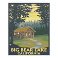 thumbnail image 2 of Big Bear Lake, California, Cabin in the Woods (1000 Piece Puzzle, Size 19x27, Challenging Jigsaw Puzzle for Adults and Family, Made in USA), 2 of 4