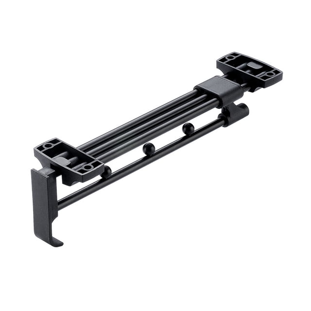 Telescoping Closet Rod | Retractable Hanging Rod for Added Storage Space | Pull Out Clothesline for Closet Organization | Iron Towel Rack for Kitchen Bathroom or Under Workbench | 1 Piece