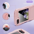 thumbnail image 3 of for Samsung Galaxy Z Flip 5 Case, Cute Samsung Z Flip 5 Case Wavy Aesthetic Curly Wave Frame Case for Women Men Slim Soft TPU Shockproof Protective Bumper Cover, Pink, 3 of 9