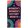 thumbnail image 5 of LUUFILx Women's History Month Banner Colorful Floral Design for Celebrations Education Events Community Gatherings Decorative Wall Hanging Inspirational Backdrop, 5 of 8