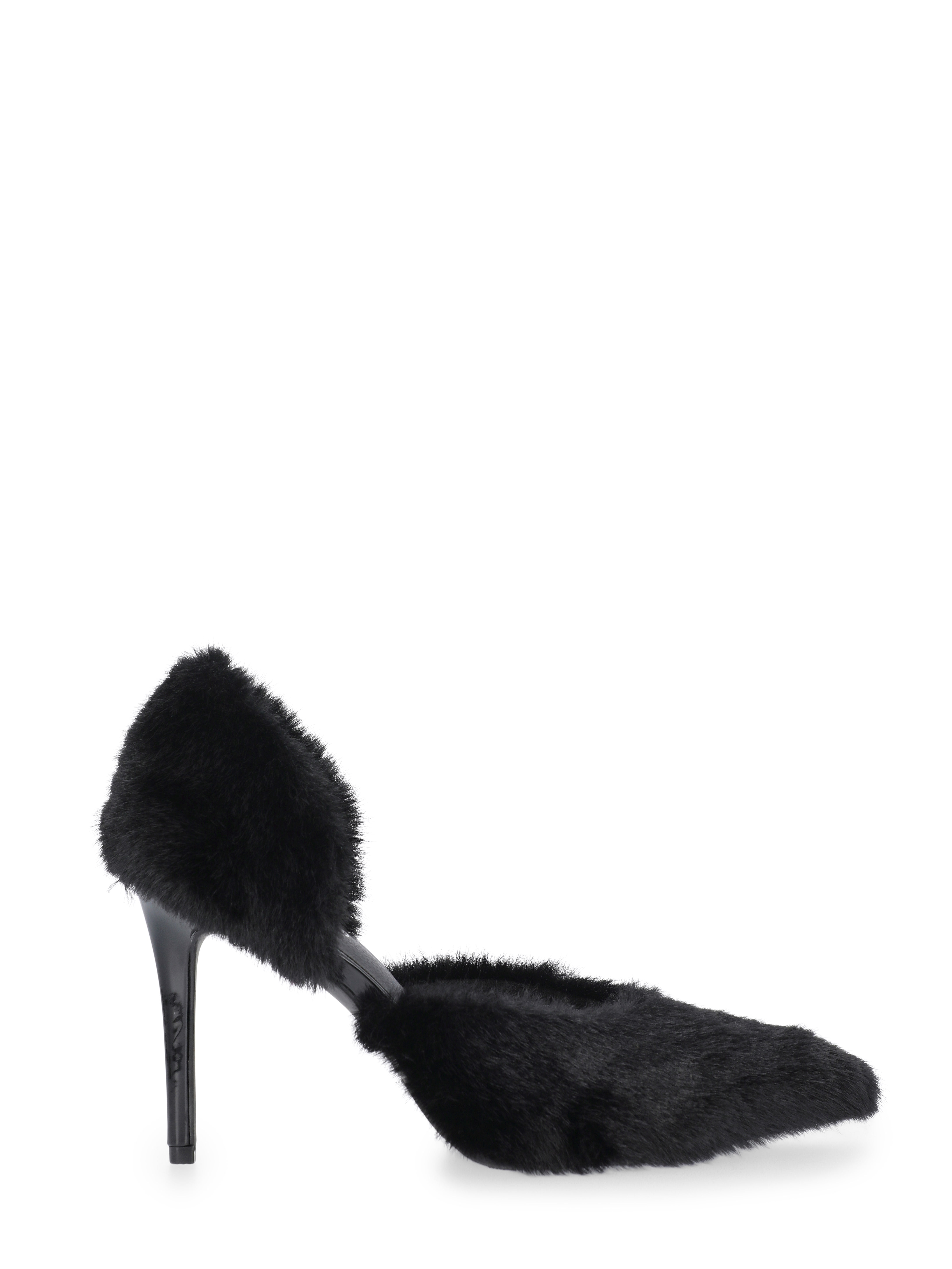 Scoop Women's Faux Fur Stiletto Heels