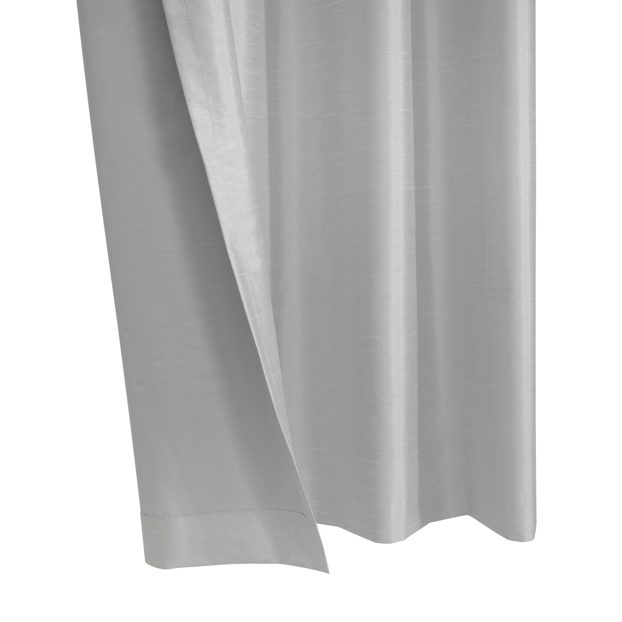 Loft Living Galiano Blackout Grommet Indoor Curtain 52 x 84 in Silver