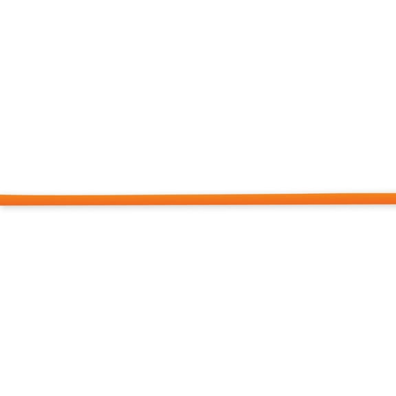 Sterling Silver 18inch 4mm Tangerine Rubber Cord Necklace