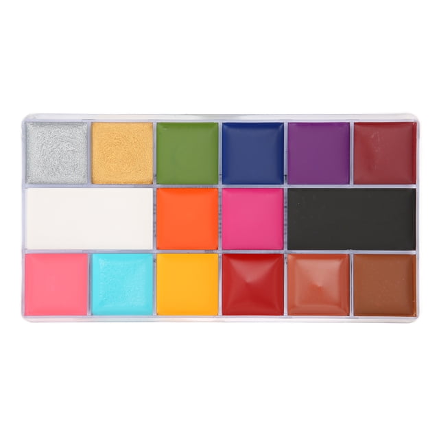 Athena Face Painting Palette, Long Lasting Face Paint Makeup Pallet Sweatproof Waterproof For Halloween Cosplay Costumes