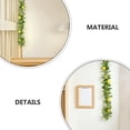 thumbnail image 3 of QUMIIRITY Guirnalda Artificial De Rattan Para De Puerta Y Ambiente Con Flores Y Hojas Naturales, 3 of 8
