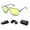 Matte Black Frame Revo Yellow Lenses, variant on JUST GO Men Metal Frame Square Aviator Polarized Sunglasses, 100% UV Protection, Matte Gunmetal, Grey