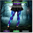 thumbnail image 2 of QATAINLAV Halloween Legging Pants for Women Funny Graphic Printed Leggings Elastic Waist Workout Yoga Jogger Tight Trouser Purple M, 2 of 11