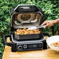 Open Box Ninja OG705CO Woodfire Outdoor Grill & Smoker, 7in1 Master