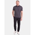 thumbnail image 3 of Birdie Bound Men's and Big Men's Halloween Skull Skeleton Head Print Golf Polo Shirt with Short Sleeves, Sizes S-5XL, 3 of 5
