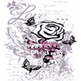 thumbnail image 3 of Ambesonne Rose Duvet Cover Set, Abstract Butterflies Love, 2-Calking, Pale Mauve Pink, 3 of 7