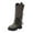 Army Green, variant on Fashion Knee High Boots with Fringe Detail Platform Sole Comfortable Side Zipper for Autumn and Winter Footwear