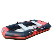 3 Person 230cm PVC Inflatable Rowing Boat Fishing Kayak Canoe Drifting Raft Dinghy Hovercraft Sailboat Surfing Sailing Ship B
