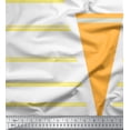 thumbnail image 3 of Soimoi Japan Crepe Satin Fabric Triangle & Stripe Panel Decor Fabric Printed Yard 42 Inch Wide, 3 of 3