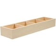 thumbnail image 3 of ZONHEBIN Wooden Coffee Station Organizer with 4 Compartments for Office or Home Counter, 3 of 6